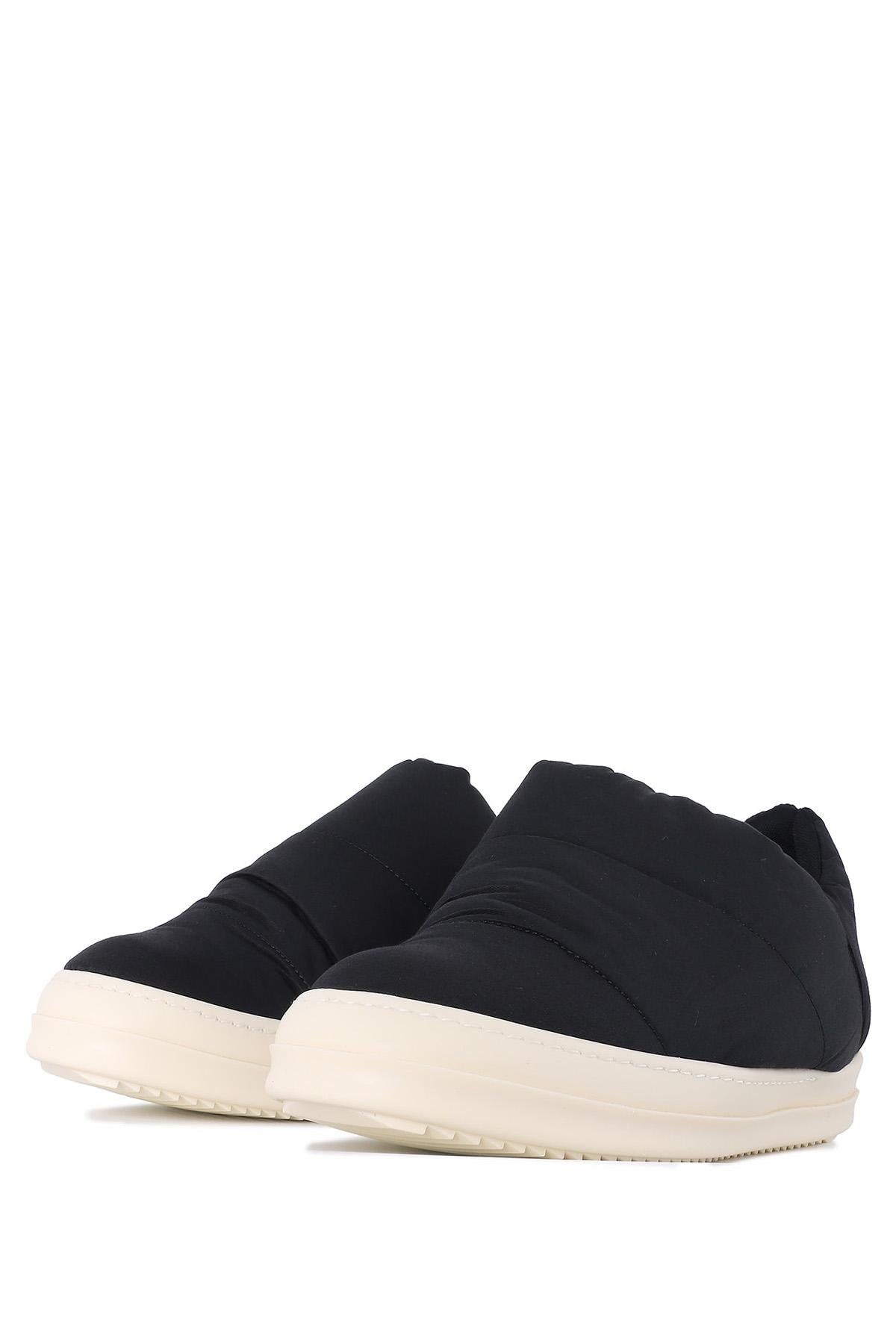Rick Owens DRKSHDW Puffer Black Milk Slip-On Sneakers DU02D2827 MUPA 91
