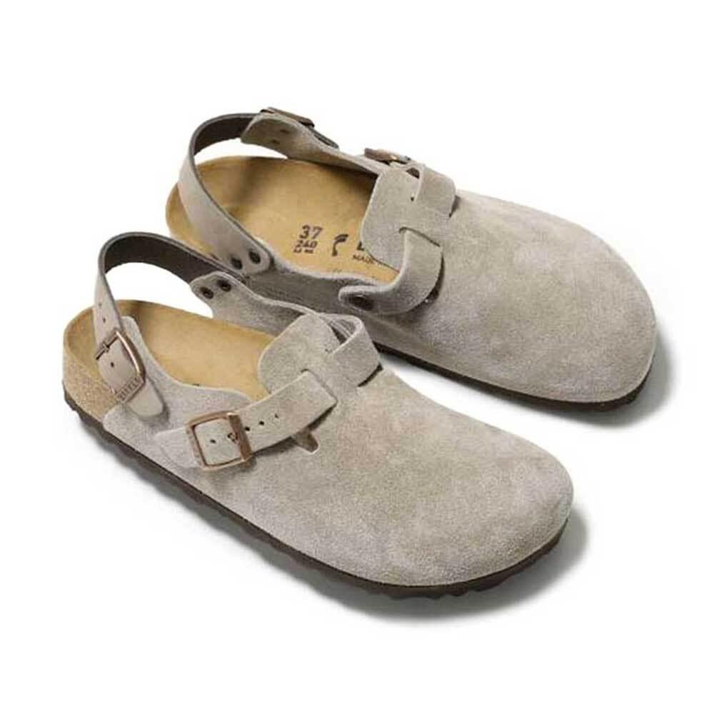Birkenstock Suede Taupe Tokyo 2 Sandals Unisex
