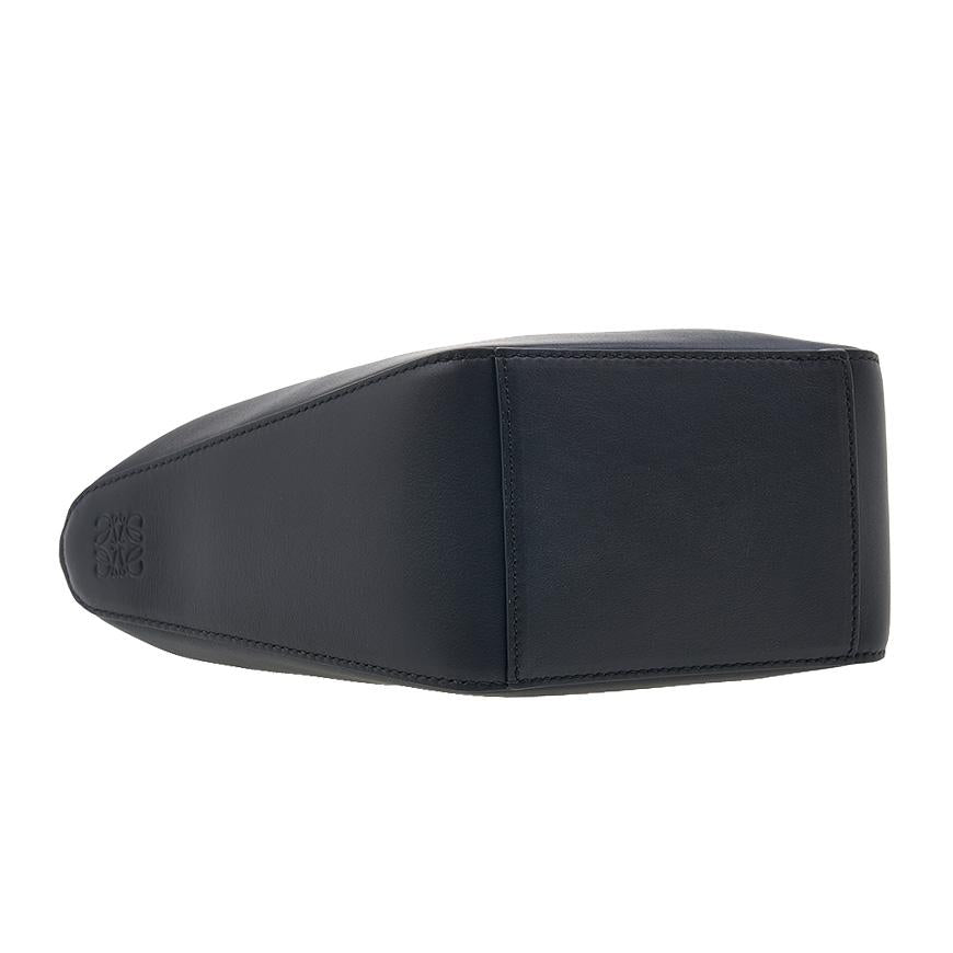 LOEWE Mini Hammock Hobo Leather Shoulder Bag Black
