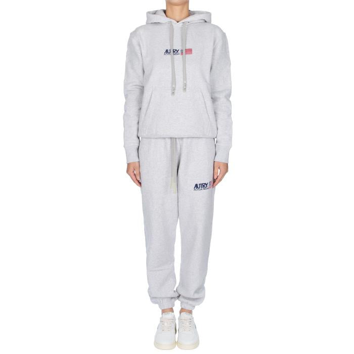 AUTRY Logo Patch Sweat Jogger Pants Women