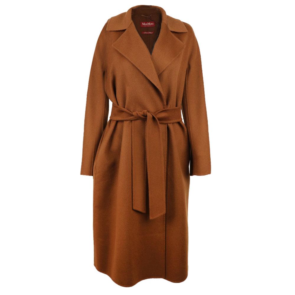 Max Mara Studio Kless Wool Tobacco Coat MSTCLES 058