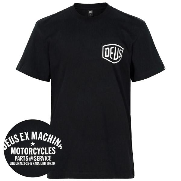 Deus Ex Machina Black Tokyo Harajuku Address T-Shirt Men’s D261 MTS126