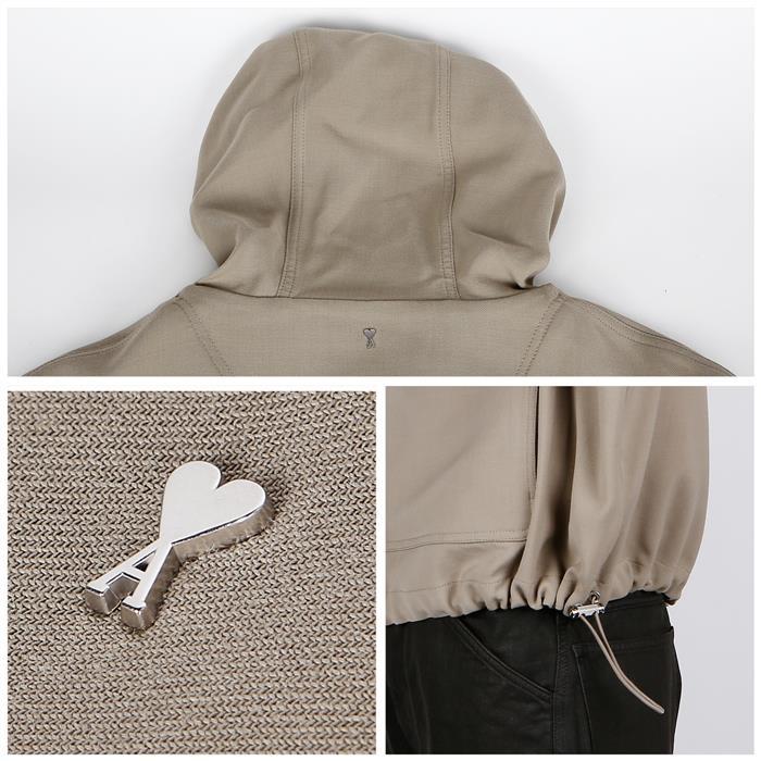 AMI Front Pocket Hooded Jacket UJK111 VI0007 2811