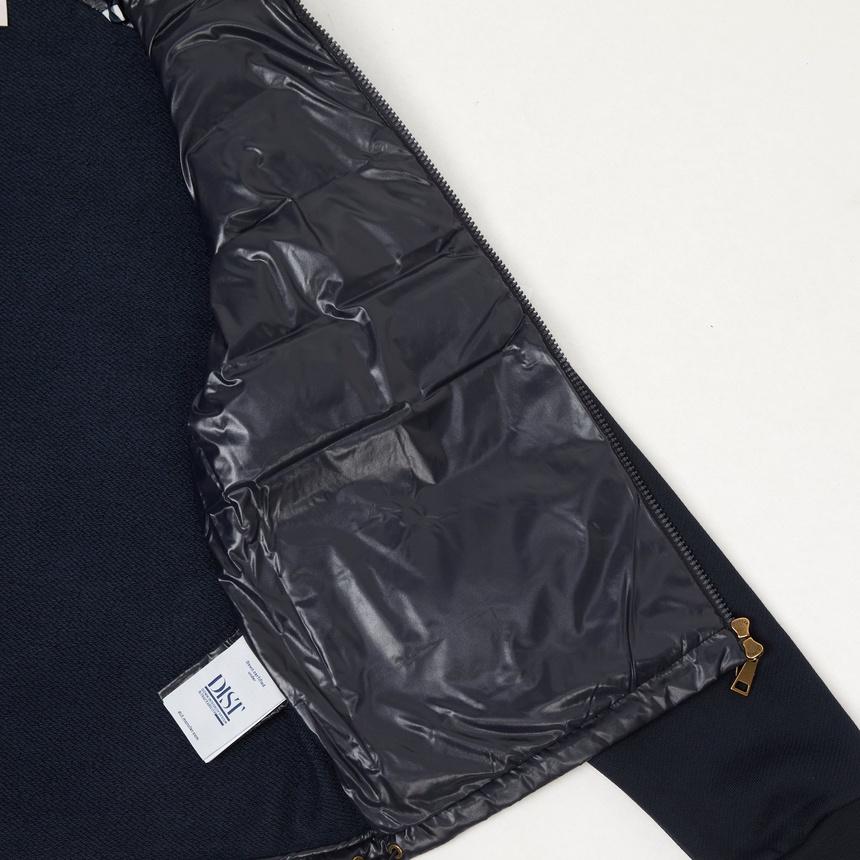 Moncler Women’s Zip-Up Sweatshirt Navy Cotton Knit Cardigan