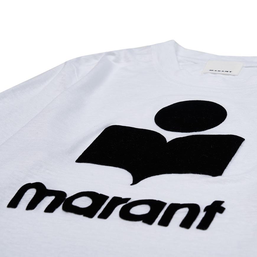 Isabel Marant Karmann Short Sleeve T-Shirt White Men's Cotton