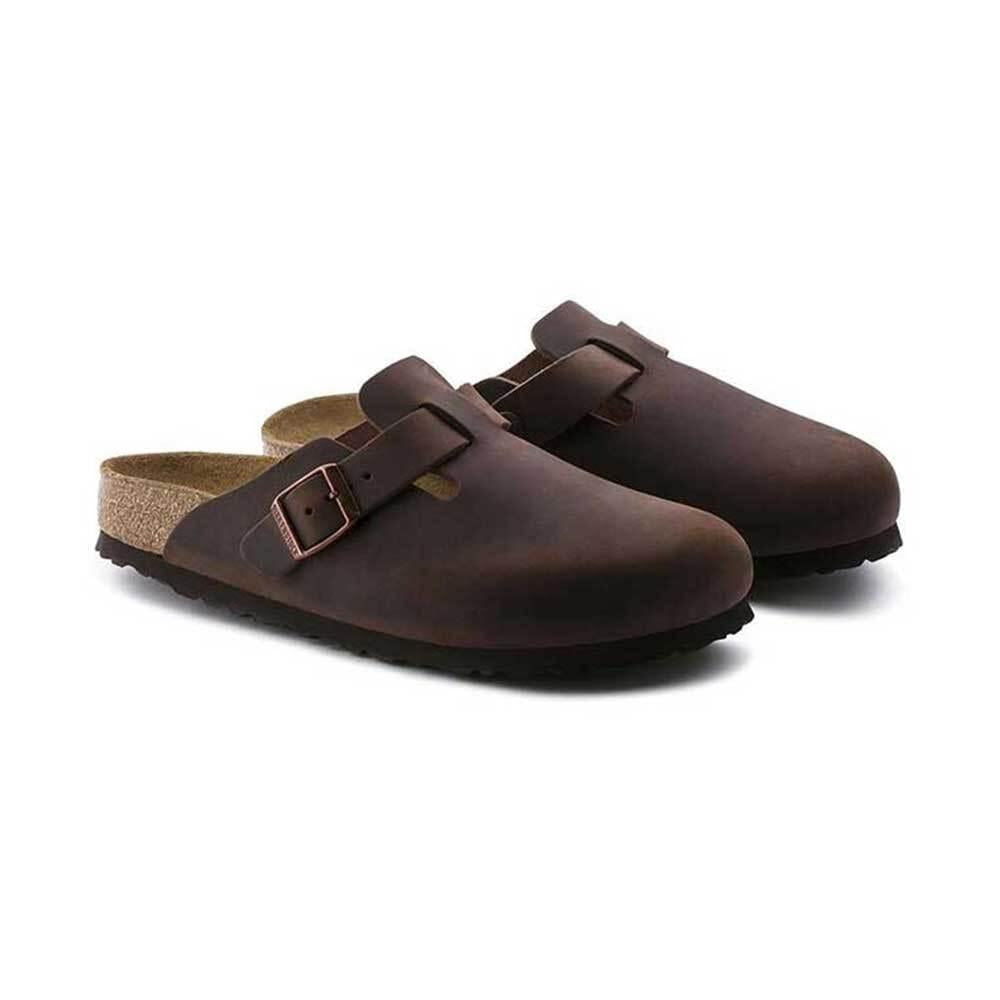 Birkenstock Havana Boston BS Leather Clog Sandals Unisex