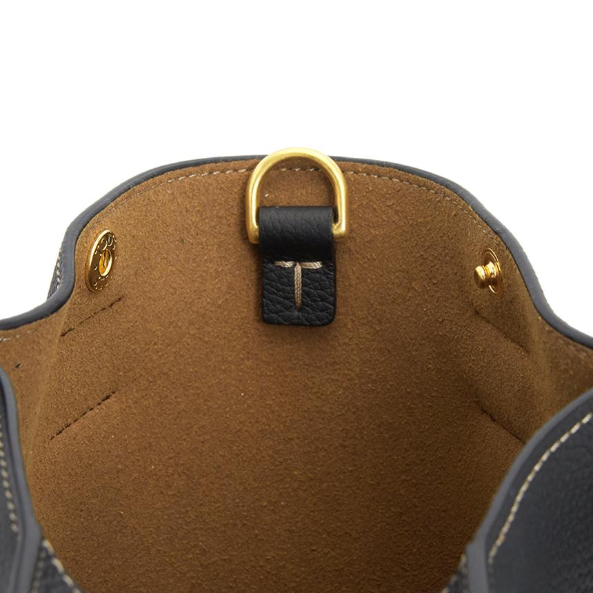 Tods Small Women’s Shopper Tote Bag Black Leather XBWTIMA0200 WKAB999