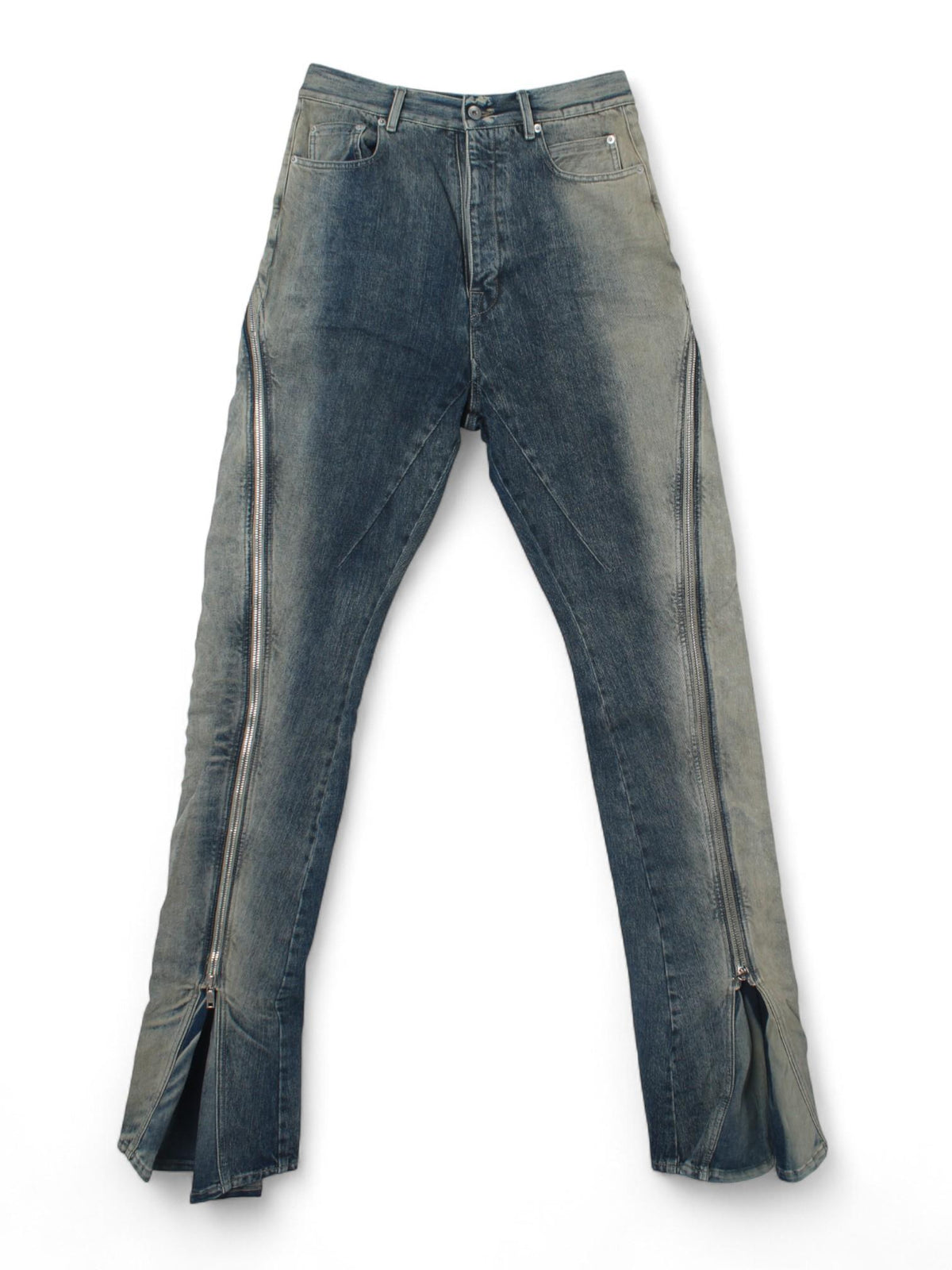 Rick Owens DRKSHDW Bolan Banana Mineral Pearl Degrade Denim DU01C6363 DMPDE 38D