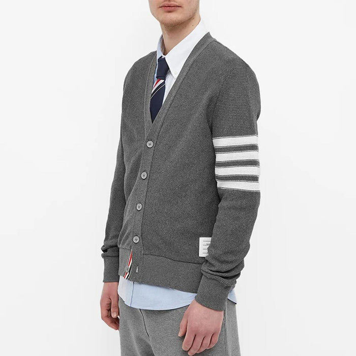 THOM BROWNE Diagonal Rassel Stitch Cardigan Men MJT306A 07897 035