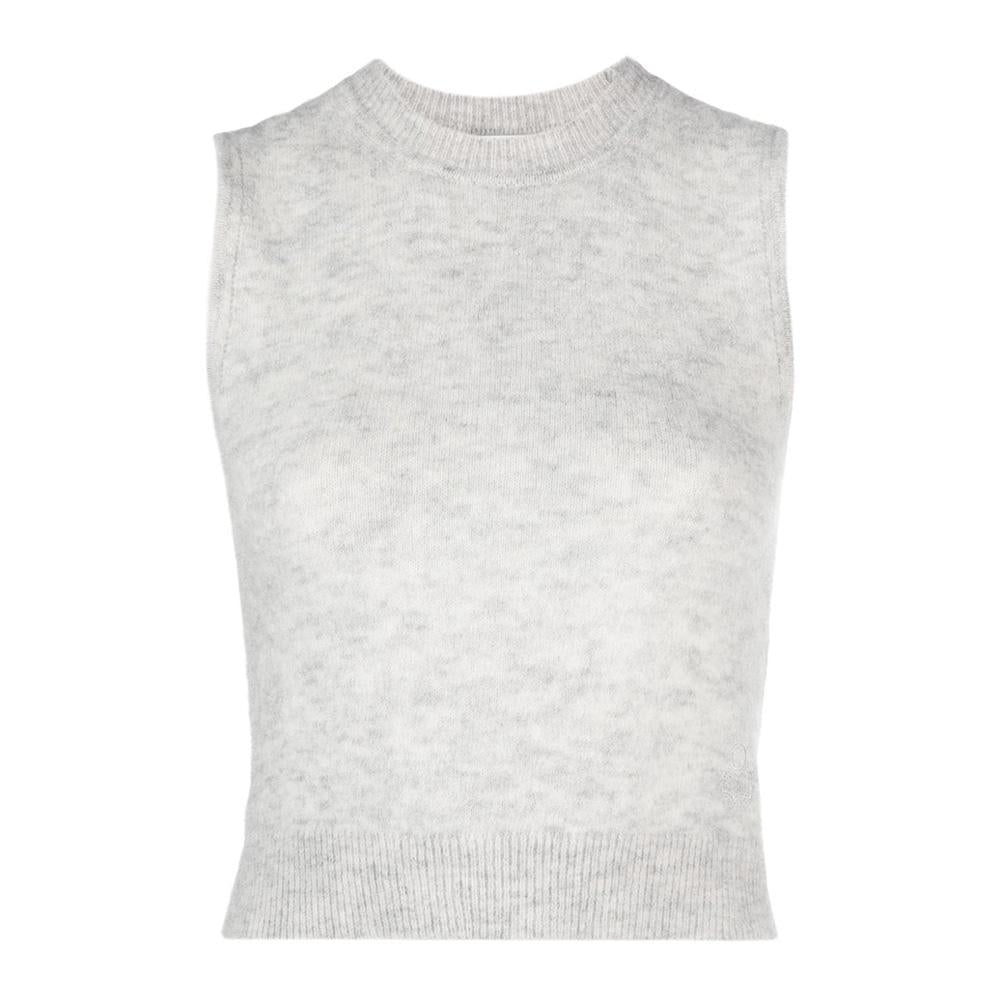 Isabel Marant Amethyst Gray Wool Knit Vest