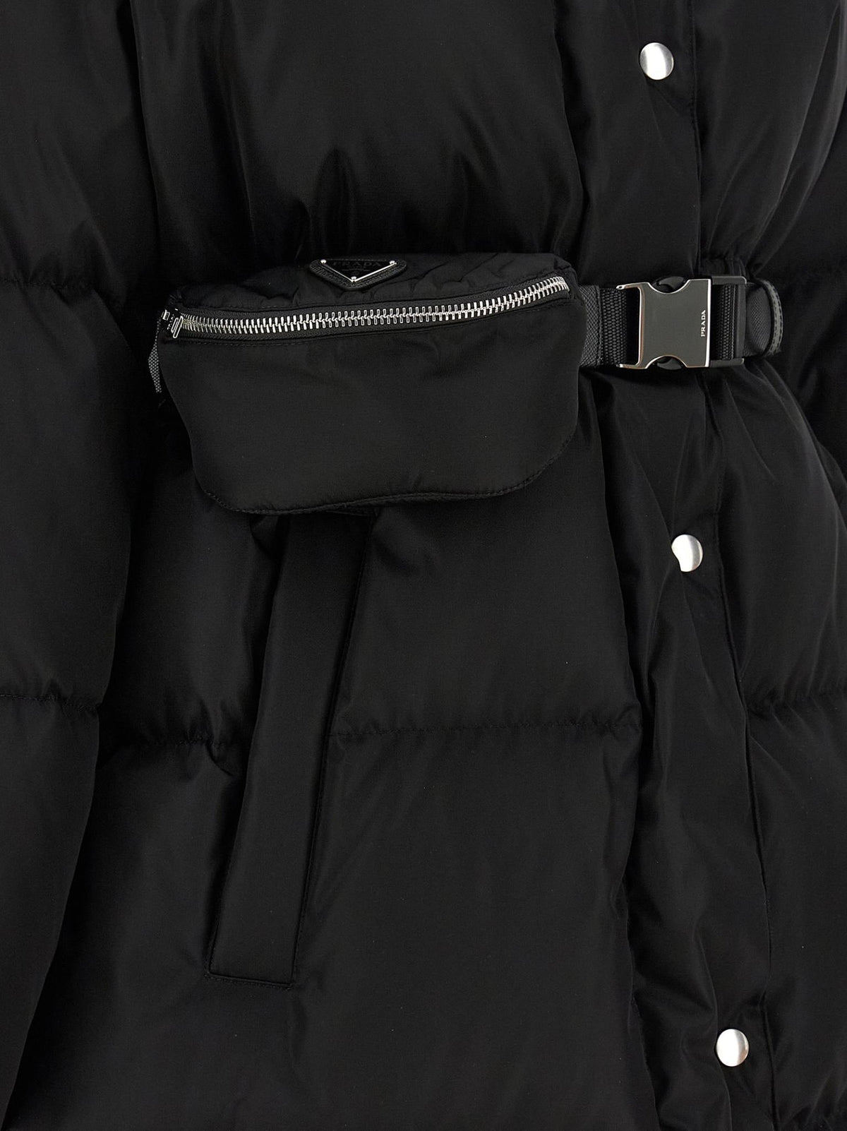 PRADA Black Down Puffer Jacket for Women
