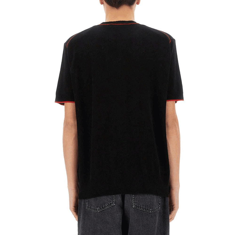 Vivienne Westwood Alex Men’s Short Sleeve Knit Crewneck Swea 27010013 Y0037 N401