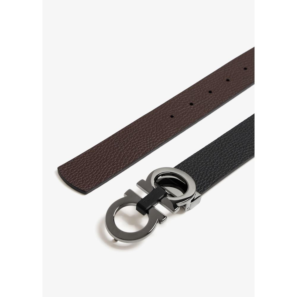 Ferragamo Gancini Reversible Leather Men’s Belt
