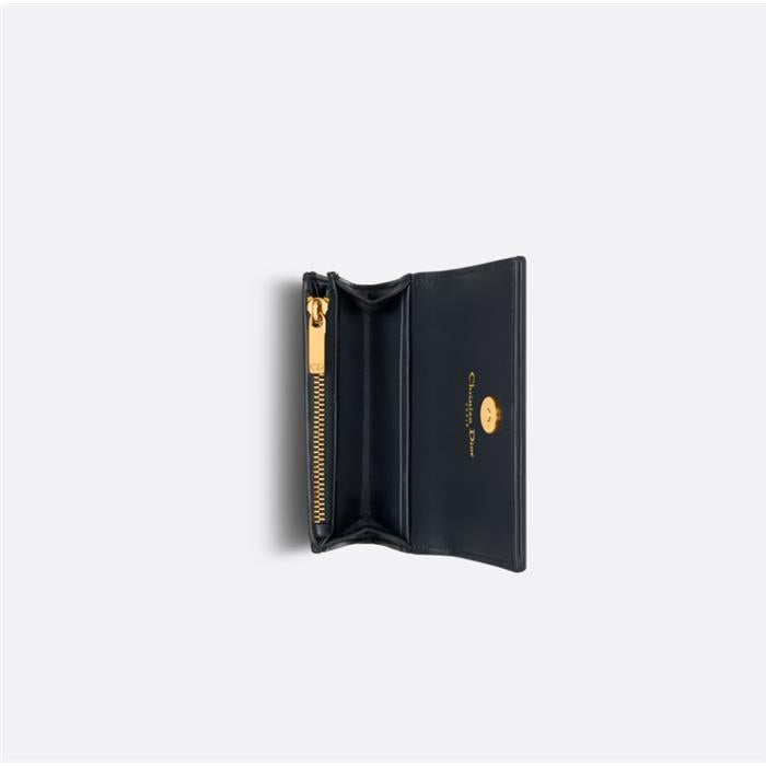 DIOR 30 Montaigne Glycine Oblique Compact Wallet S2300UTZQ