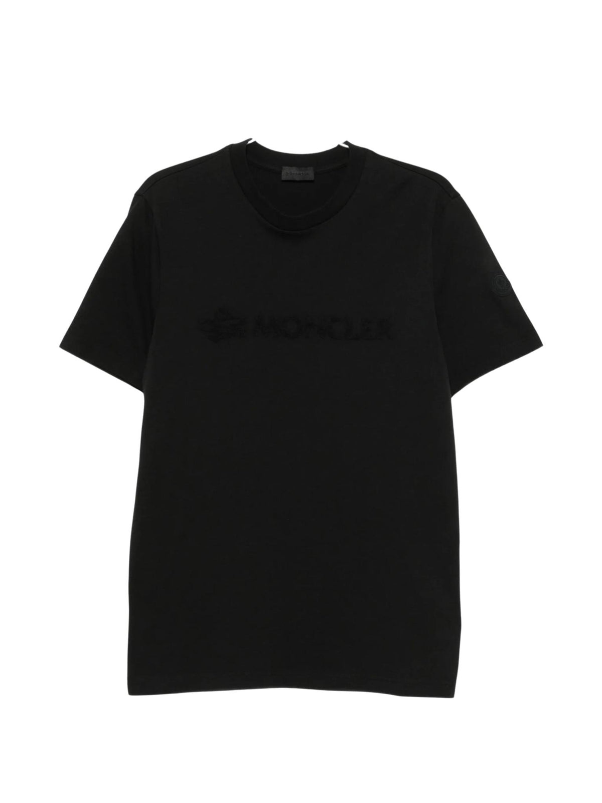 Moncler Cotton Short Sleeve T-Shirt for Men Black