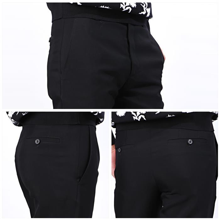 Lanvin Zip Jogger Slacks with Elastic Waist Men’s Pants RMTR0014A16 10