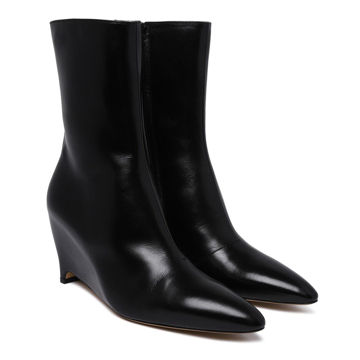 Maison Margiela Black Leather Ankle Boots