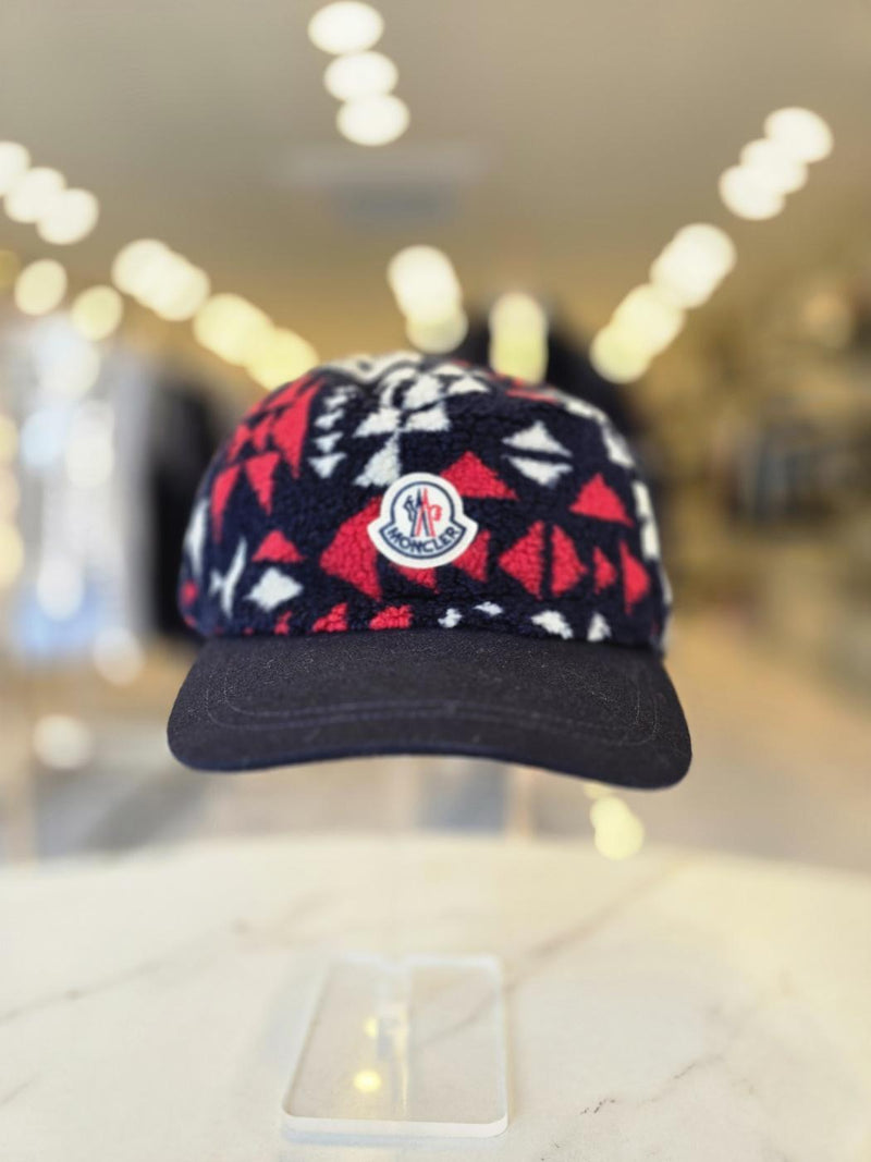 CELINE Teddy Jacquard Baseball Cap Navy