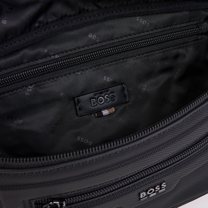 HUGO BOSS Men’s Zip Belt Bag Crossbody 50557779 001