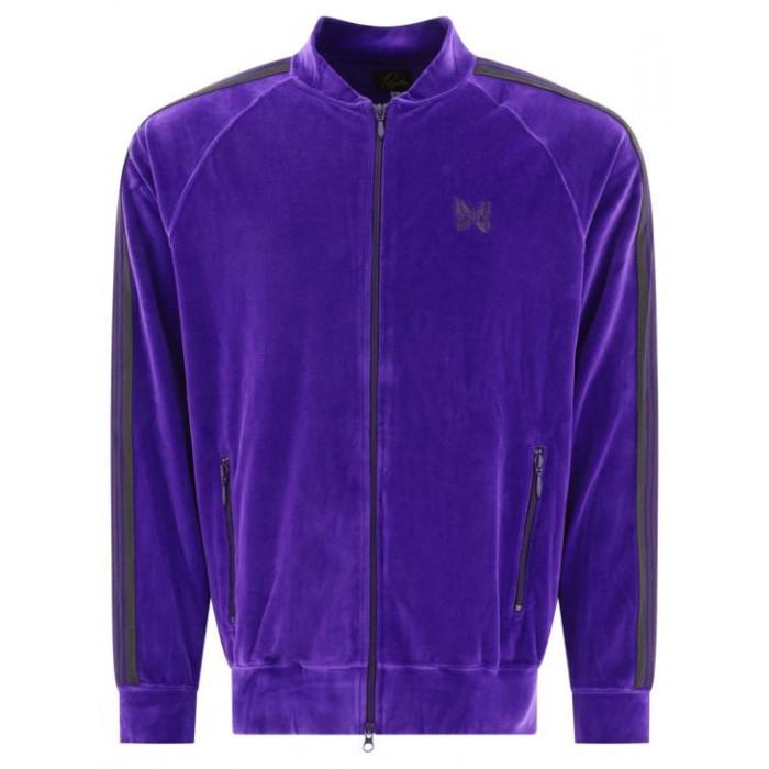 NEEDLES Purple Velour RC Track Jacket for Men NS251