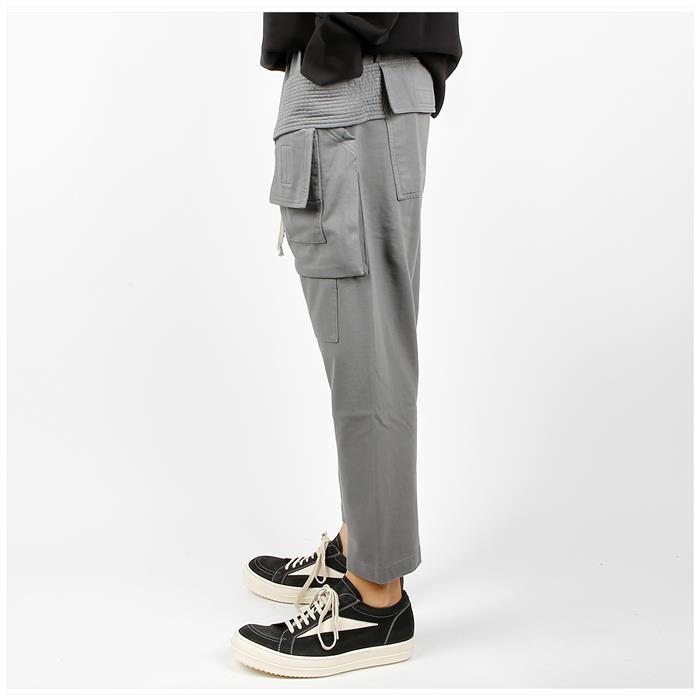 Rick Owens Darkshadow Porterville Creatch Drawstring Jersey Pan DU02D2371 RIG 88