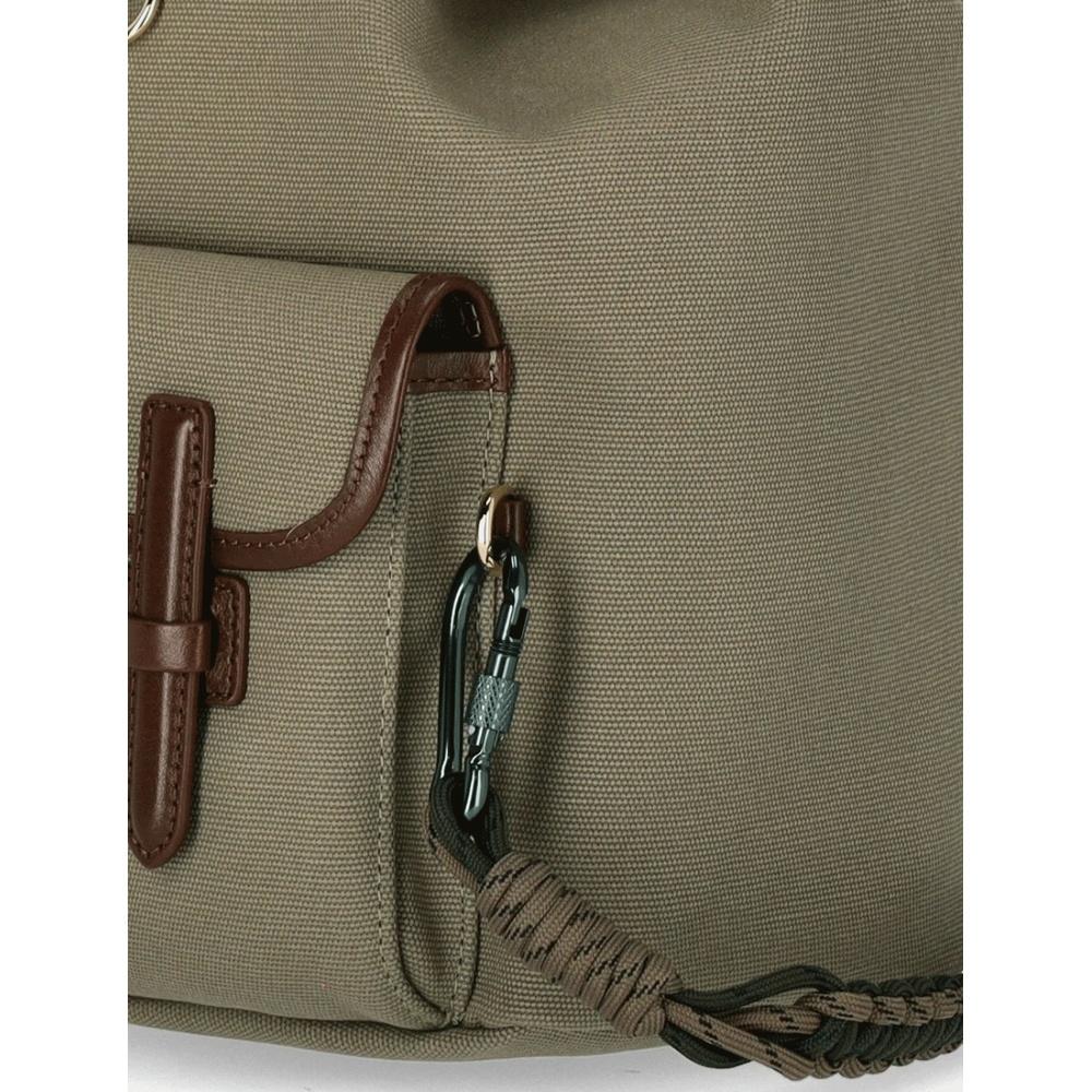 Max Mara Popoli Leather Backpack Black