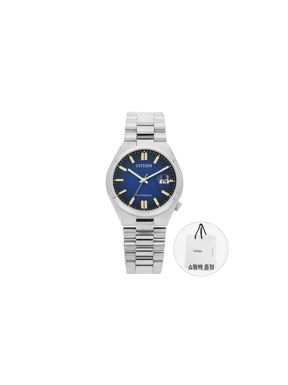 CITIZEN Blue Dial Nylon Strap Men’s Watch NJ0151 88L