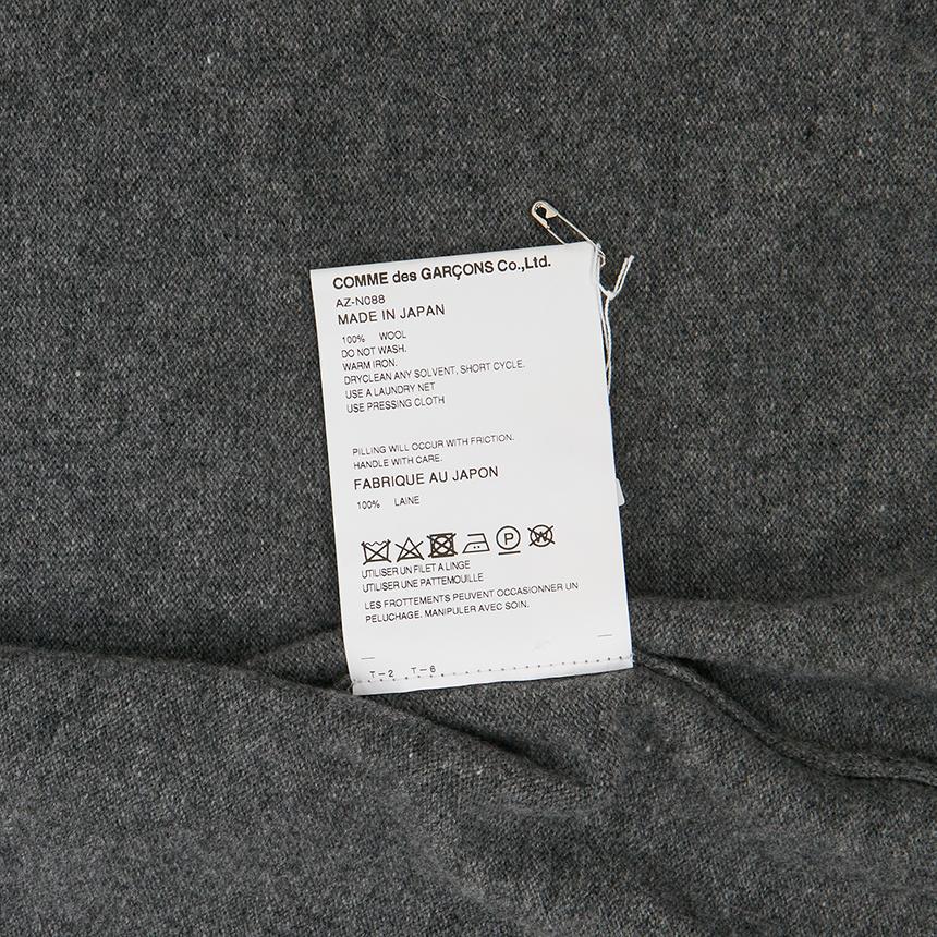 Comme des Garcons Invader Double Wappen Unisex Knit Cardigan AZ N088 051 3