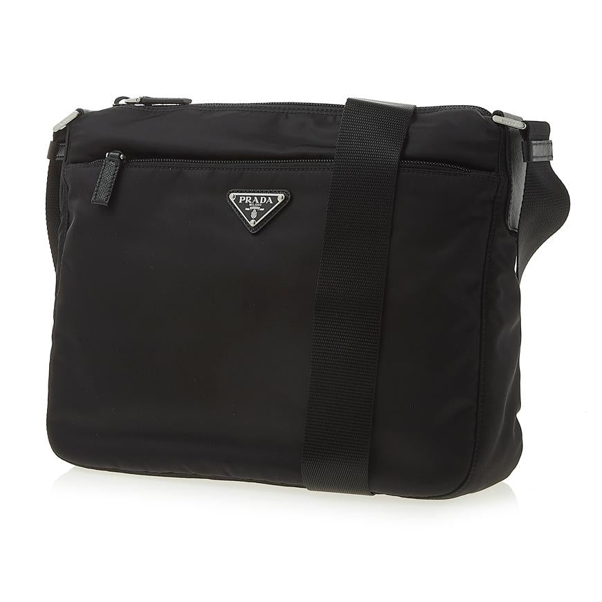 PRADA Re-Nylon Black Shoulder Bag for Women