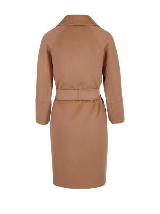 Max Mara Wool Blend Long Coat for Women 29016091 045 CAMEL DOM