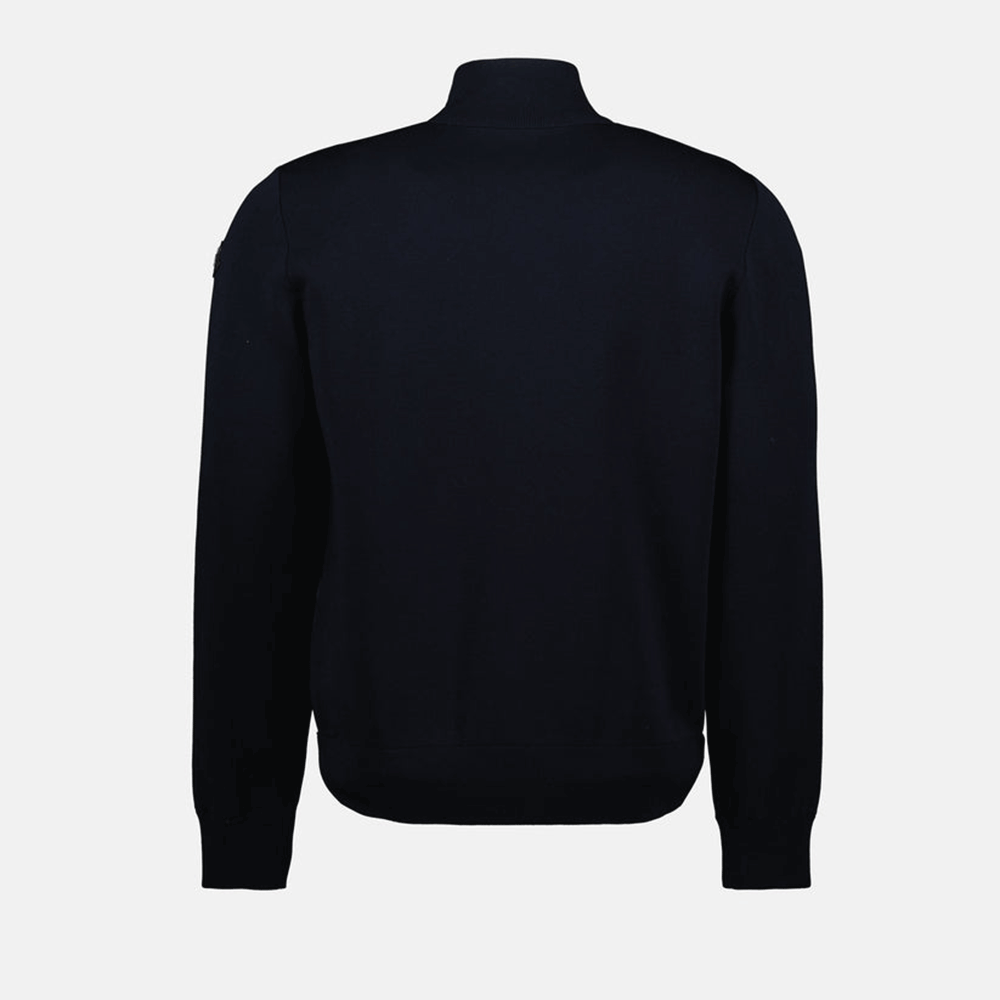 Moncler Men’s Navy Padded Cardigan Jacket 9B00020