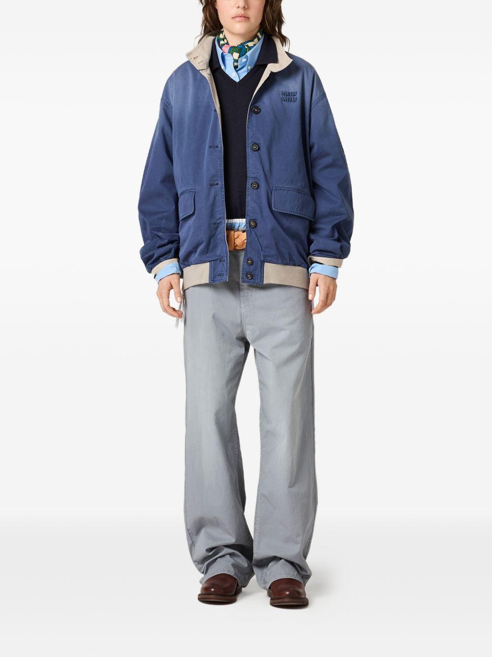 Miu Miu Black Casual Bomber Jacket