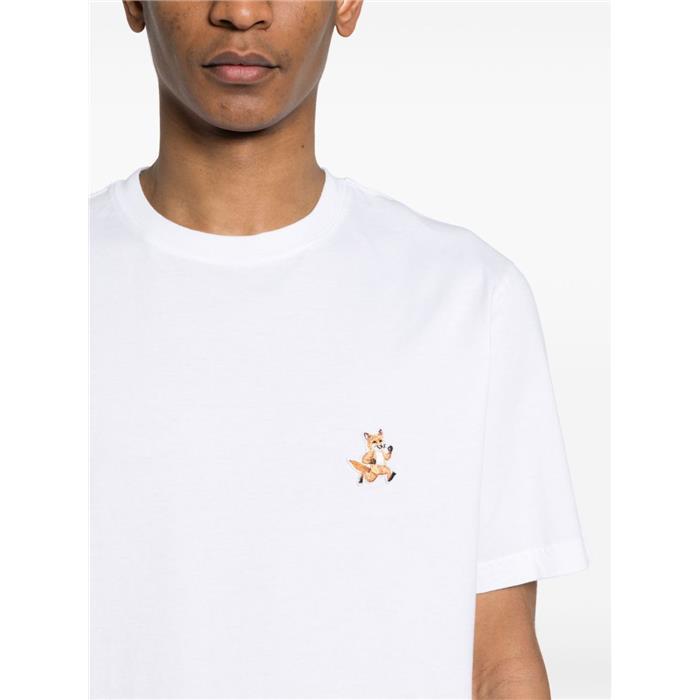 Maison Kitsune Speedy Fox Patch Comfort Short Sleeve T-Shirt