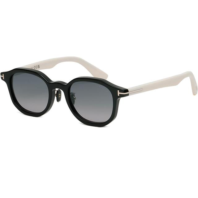 TOM FORD Black Acetate Asian Fit Sunglasses Gray Gradient Lens TF1149D 01B