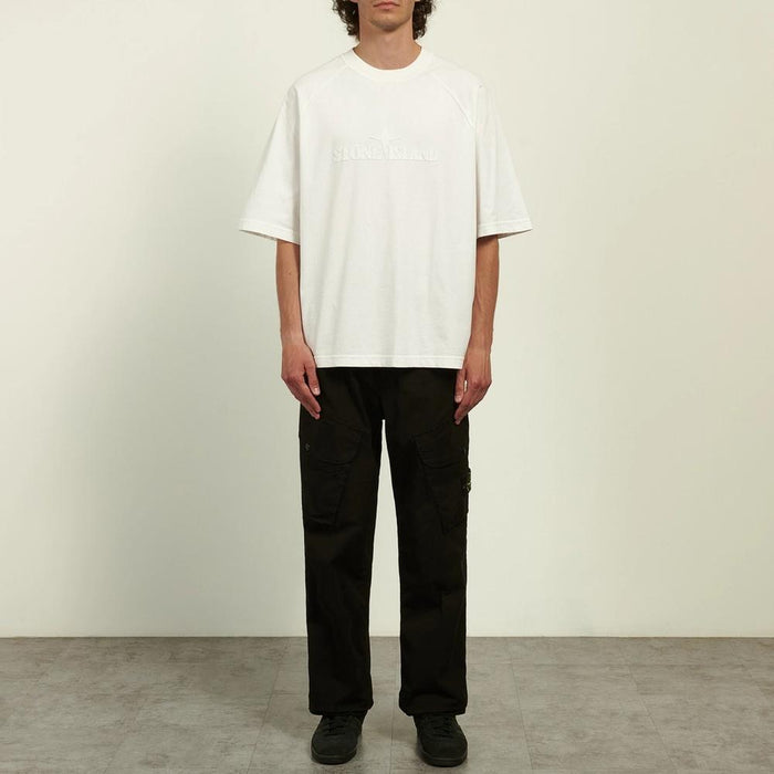 STONE ISLAND Organic Cotton Men's Cargo Pants Black