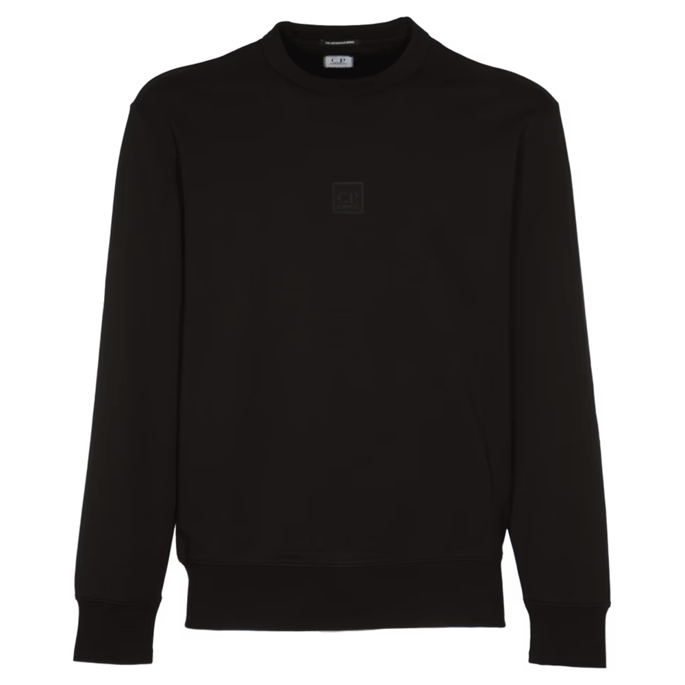 CP Company Stretch Fleece Crewneck Sweatshirt Black Men