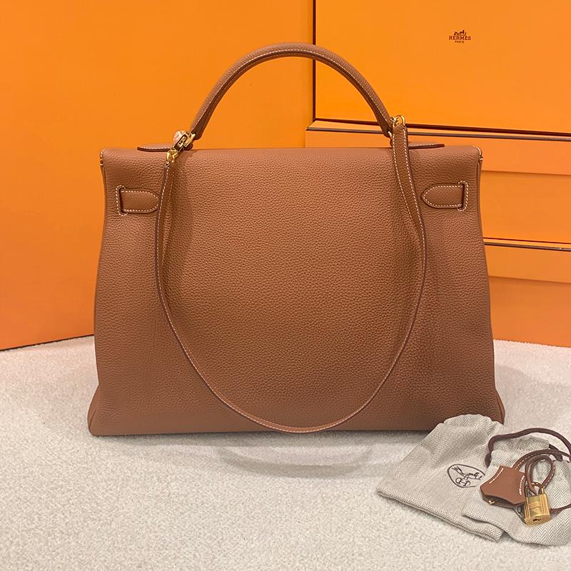 HERMES Kelly Bag Gold Color with Gold Hardware Tote