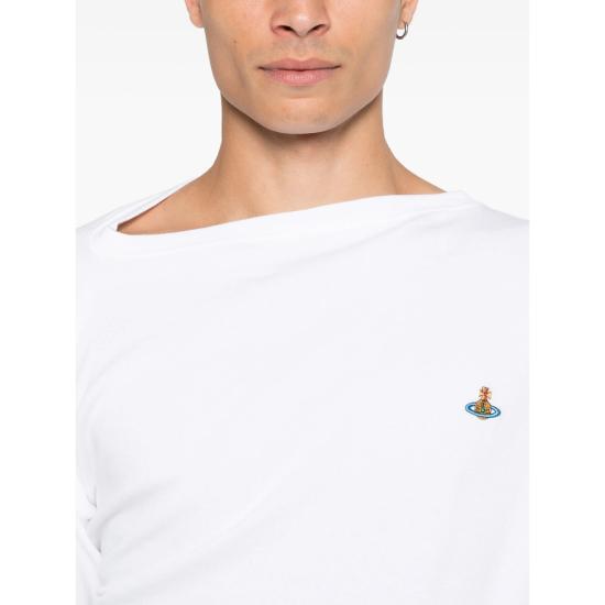 Vivienne Westwood White Long Sleeve Sweatshirt 3G01003Y J009C