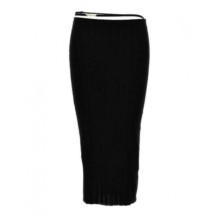JACQUEMUS La Jupe Pralu Midi Skirt