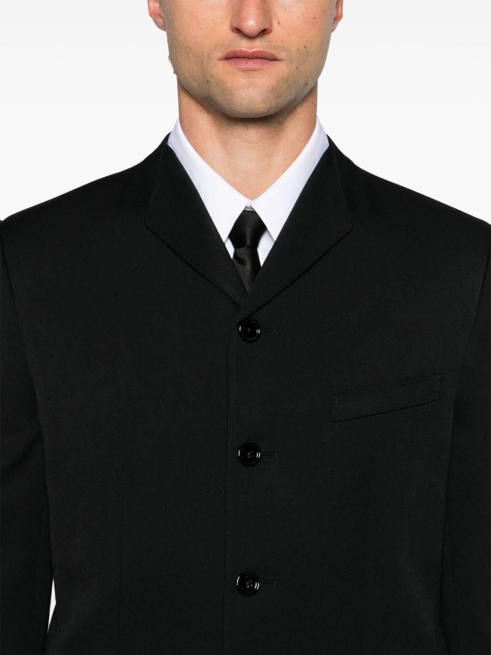 CELINE Black Wool Suit Jacket