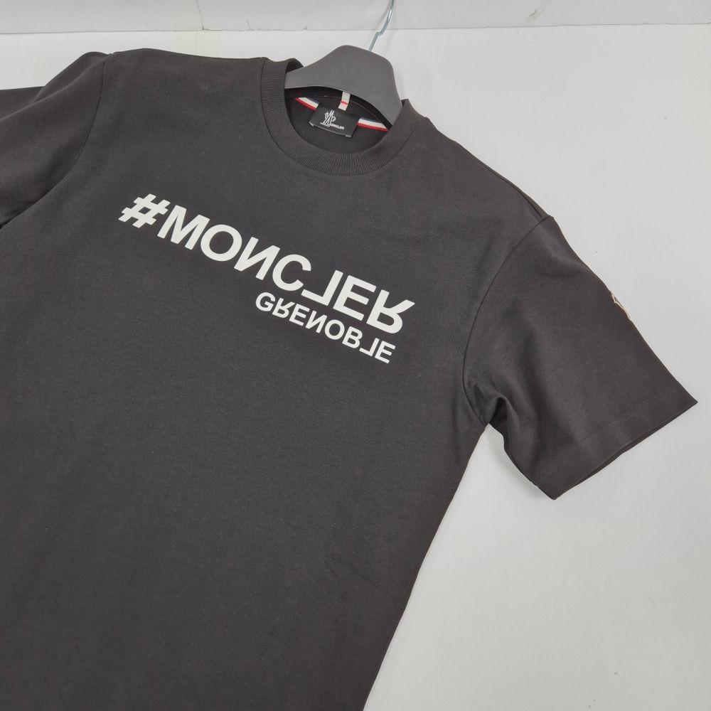 Moncler Grenoble Logo Men’s Short Sleeve T-Shirt Black