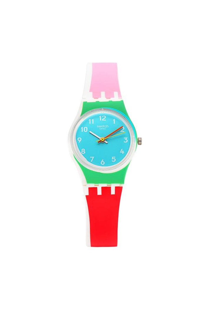 Swarovski Women’s Rubber Strap Watch LW146