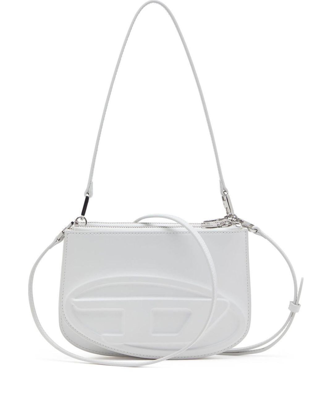 DIESEL Black Leather Shoulder Bag