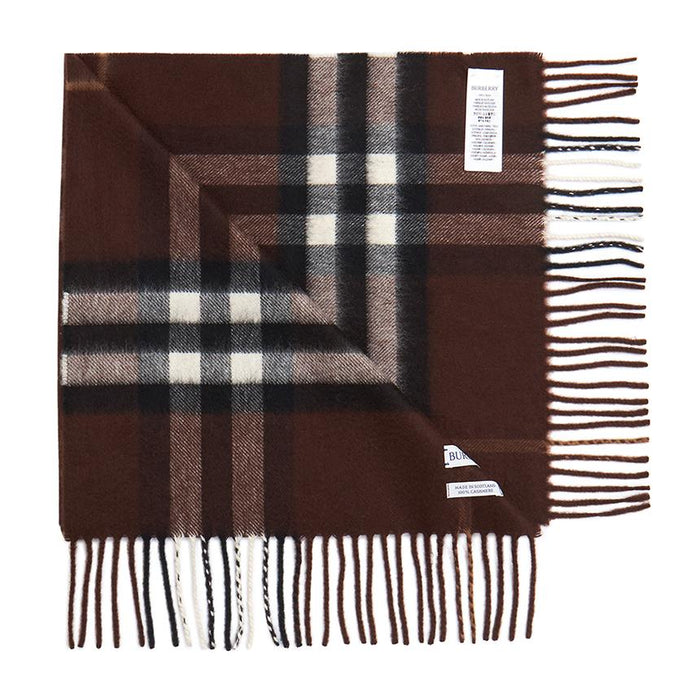 BURBERRY Check Cashmere Scarf Unisex 8112638