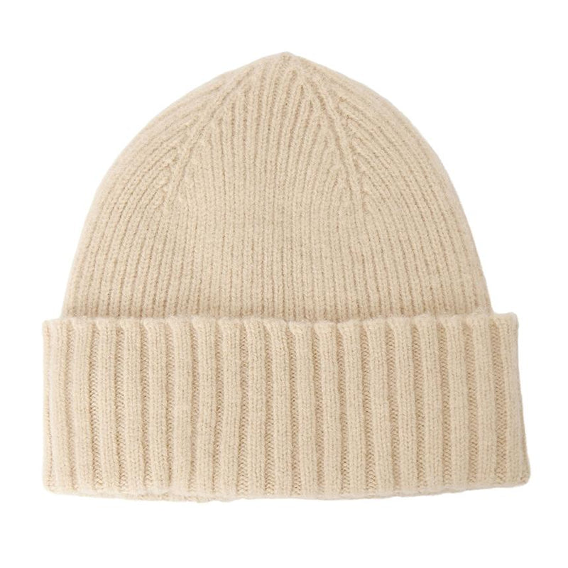 HOWLIN Oatmilk Unisex Knit Beanie Hat