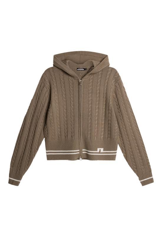 J LINDEBERG Brindle Knit Cardigan for Women GWKW15021 U144