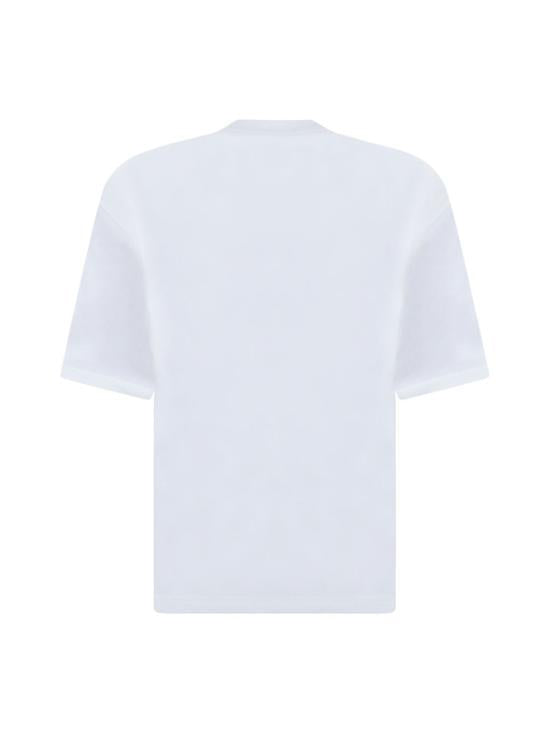 Lanvin Short Sleeve T-Shirt for Men RMTS0026J19801 WHITE DOM