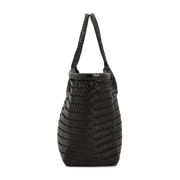 Dragon Diffusion Black Nantucket Large Women’s Woven Basket Shoulder Bag