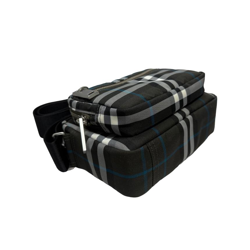 BURBERRY Check Pattern Crossbody Shoulder Hip Bag 81203651 SNUG