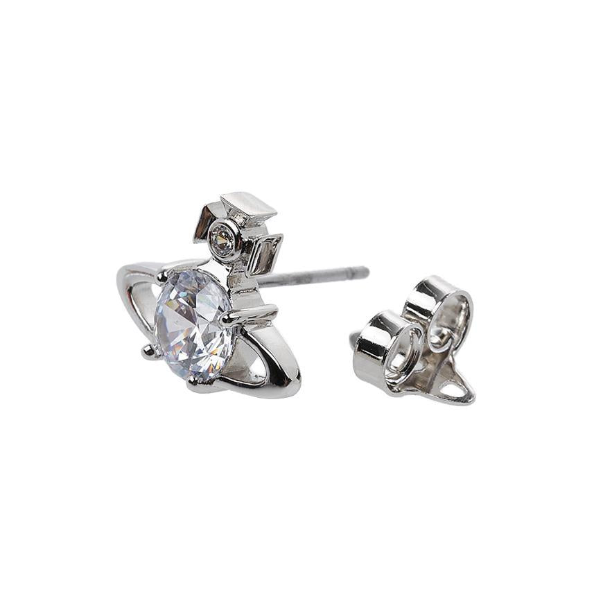 Vivienne Westwood SS26 Women’s Reina Earrings Silver Tone